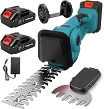 TUOSTART 2-in-1 Akku-Heckenschere mit 2x2Ah