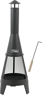 BBQ-Toro Terrassenofen mit Funkenschutz, 112 cm