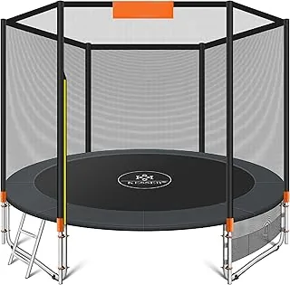KESSER Gartentrampolin 244–427 cm, 150 kg Traglast