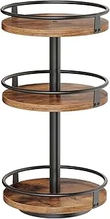 HOOBRO Gewürzregal 3-stufig drehbar rustikales Design