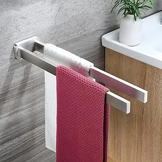ZUNTO Doppel-Handtuchhalter 40cm, Edelstahl gebürstet