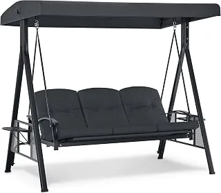 MCombo 4093 Hollywoodschaukel mit Liegefunktion, 3-Sitzer