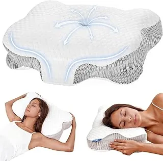 Dozion Nackenkissen Memory Foam, zwei Höhen