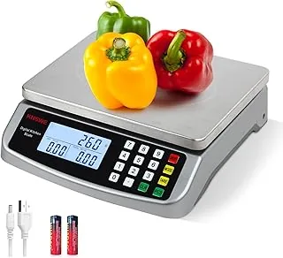KNSWE Küchenwaage 40 kg mit Zählfunktion und USB