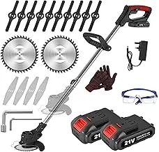 SMILOVII 3-in-1 Akku-Rasentrimmer mit 2 Akkus