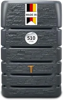 4rain Slim Stone Decor Mauertank 510 L Anthrazit
