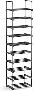 SONGMICS LSA25BK Schuhregal 10 Ebenen, 174 cm hoch