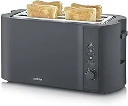 Severin AT 2591 Langschlitztoaster 4 Scheiben 1400W