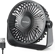 TriPole USB-Tischventilator 11,4 cm, 3 Stufen