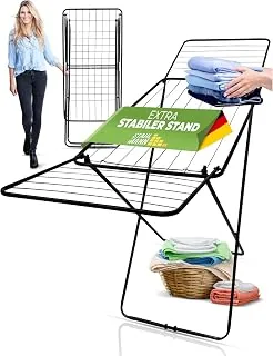 STAHLMANN Klapp-Wäscheständer 18m Trockenfläche Schwarz